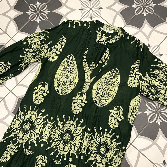 Long print dress - Zara - Picture 5 of 11